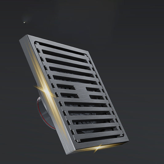 Stainless steel floor drain gun, gray, large capacity, for bathroom shower rooms, insect-proof, toilet, and odor-proof floor drains.