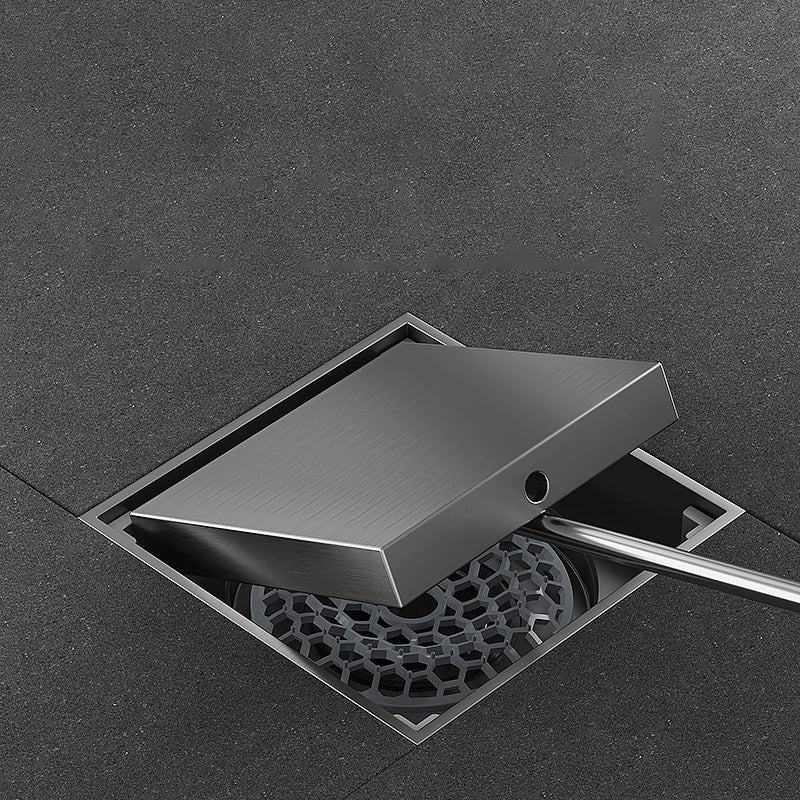 Stainless steel floor drain gun, gray, large capacity, for bathroom shower rooms, insect-proof, toilet, and odor-proof floor drains.