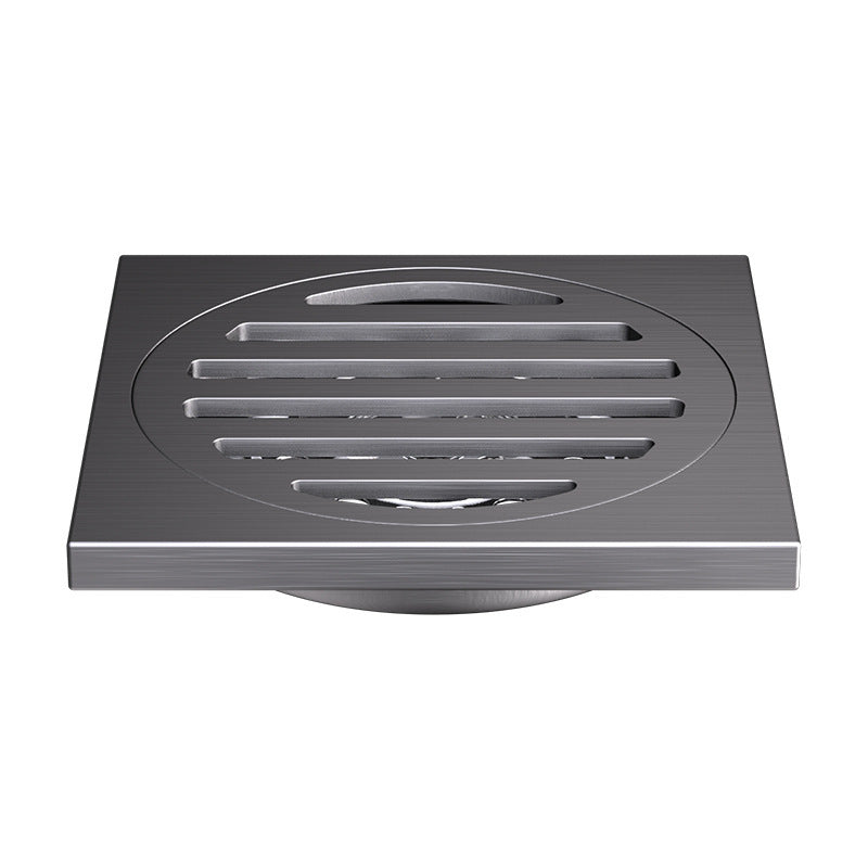 Stainless steel floor drain gun, gray, large capacity, for bathroom shower rooms, insect-proof, toilet, and odor-proof floor drains.