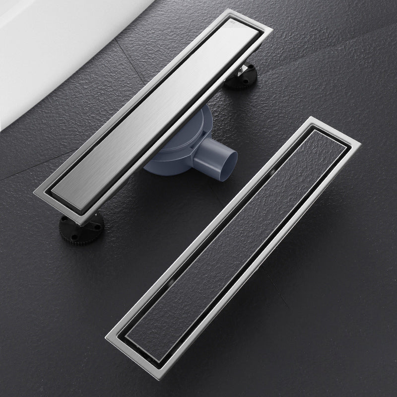 Cross-border 304 stainless steel concealed floor drain, leveling foot floor drain, shower room concealed side drain, sliding floor drain