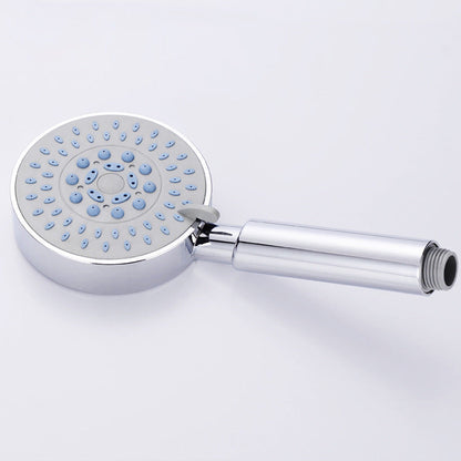Five-speed adjustable handheld shower head, pressurized and water-saving ABS plastic shower head for hand spraying.